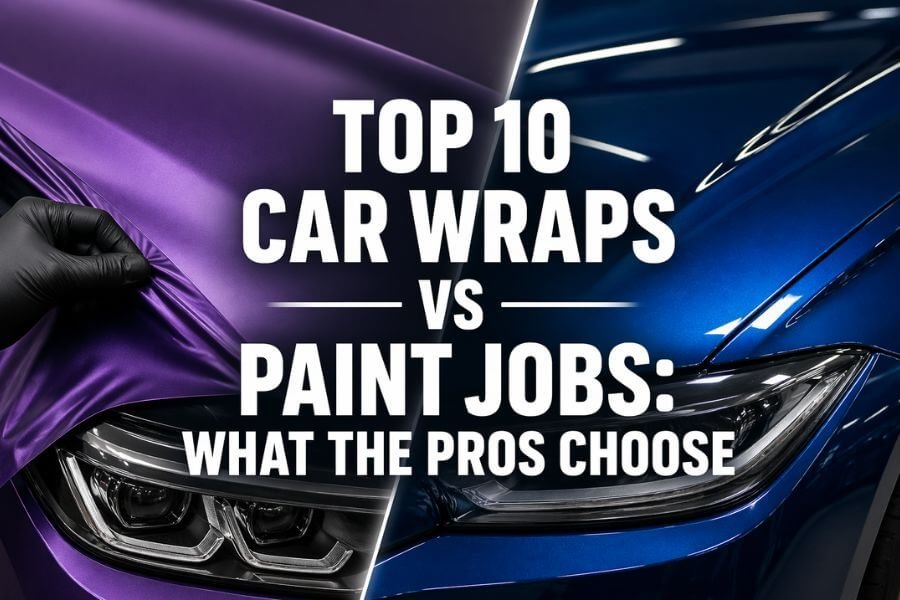 Read more about the article Top 10 Car Wraps vs Paint Jobs: What the Pros Choose