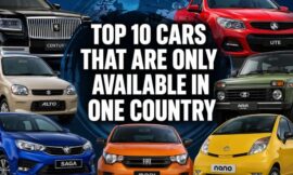 Top 10 Cars That Are Only Available in One Country