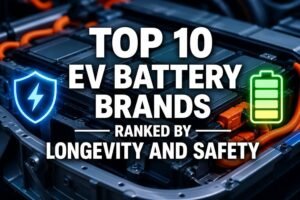 Read more about the article Top 10 EV Battery Brands Ranked by Longevity and Safety