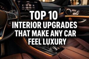 Read more about the article Top 10 Interior Upgrades That Make Any Car Feel Luxury