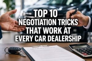 Read more about the article Top 10 Negotiation Tricks That Work at Every Car Dealership