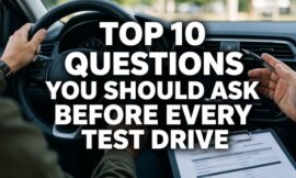 Top 10 Questions You Should Ask Before Every Test Drive