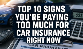Top 10 Signs You’re Paying Too Much for Car Insurance Right Now