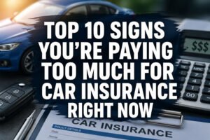 Read more about the article Top 10 Signs You’re Paying Too Much for Car Insurance Right Now