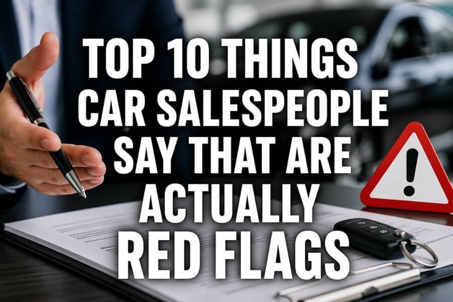 Read more about the article Top 10 Things Car Salespeople Say That Are Actually Red Flags