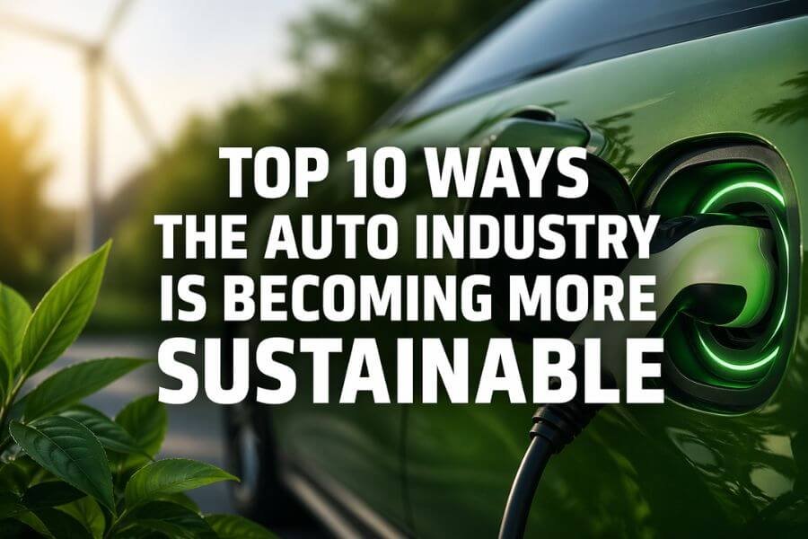Read more about the article Top 10 Ways the Auto Industry Is Becoming More Sustainable