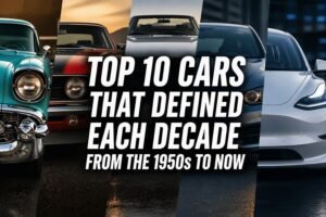 Read more about the article Top 10 Cars That Defined Each Decade From the 1950s to Now