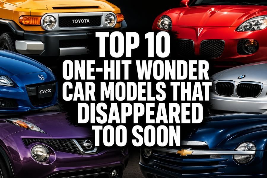 Read more about the article Top 10 One-Hit Wonder Car Models That Disappeared Too Soon
