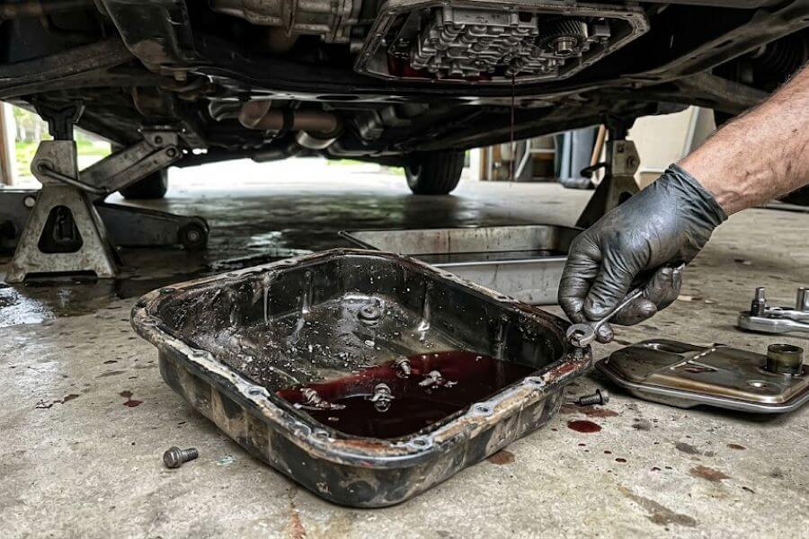 Read more about the article How to Change Automatic Transmission Fluid and Filter Without a Machine