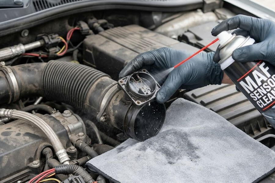 Read more about the article How to Clean a Dirty Mass Air Flow Sensor to Fix a Rough Idle