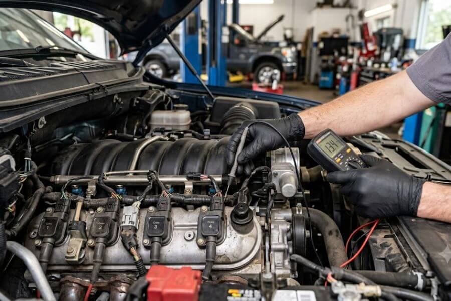 Read more about the article How to Diagnose a Random Engine Misfire Code P0300 on a Modern Truck