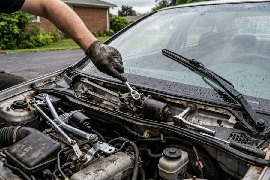 Read more about the article How to Replace a Broken Windshield Wiper Motor and Linkage Assembly