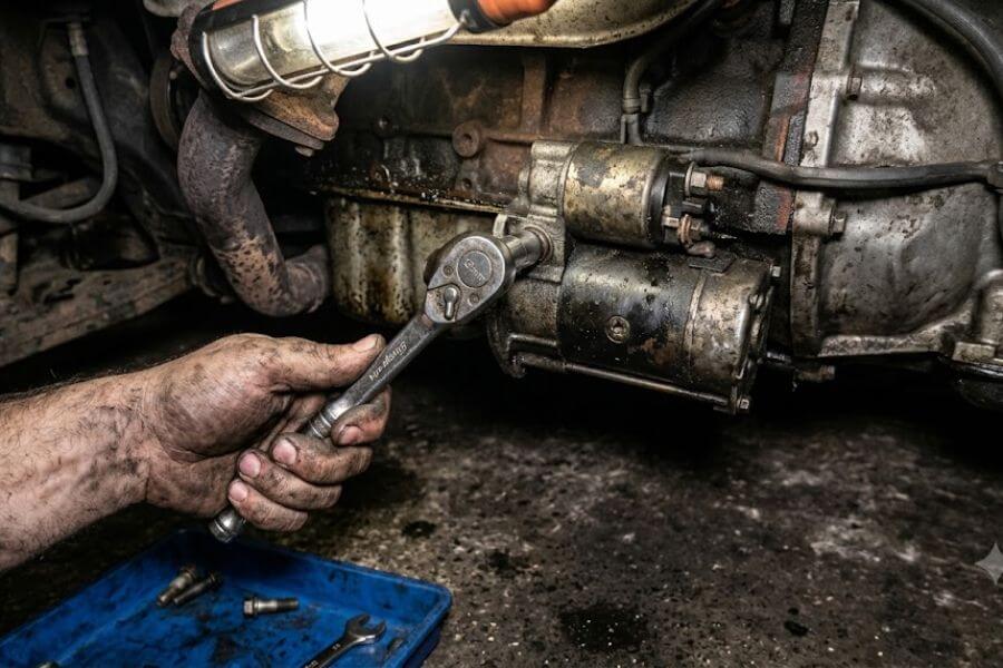 Read more about the article How to Test and Replace a Bad Starter Motor with Hand Tools